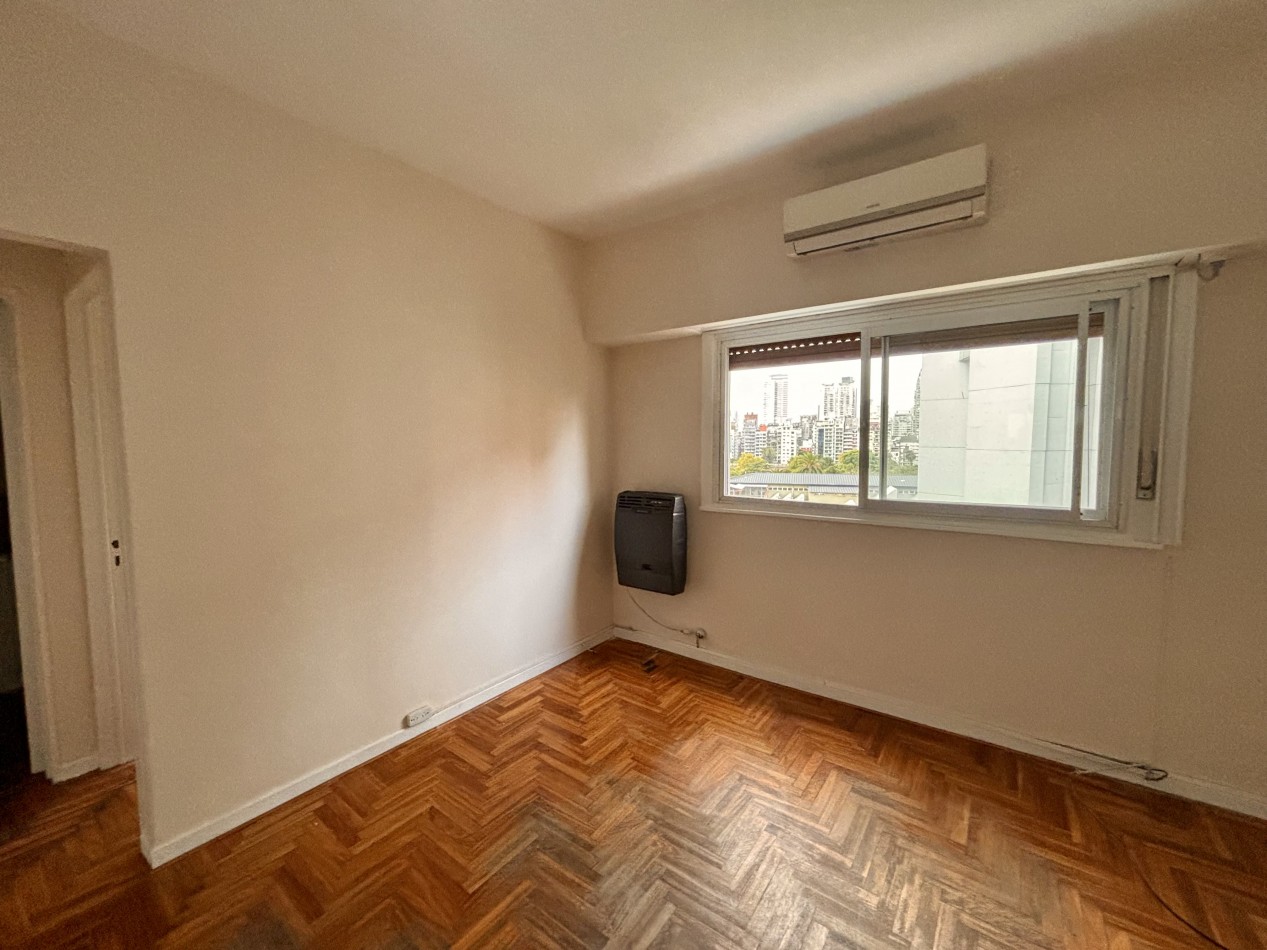 2 ambientes con hermosa vista abierta en un 8° piso