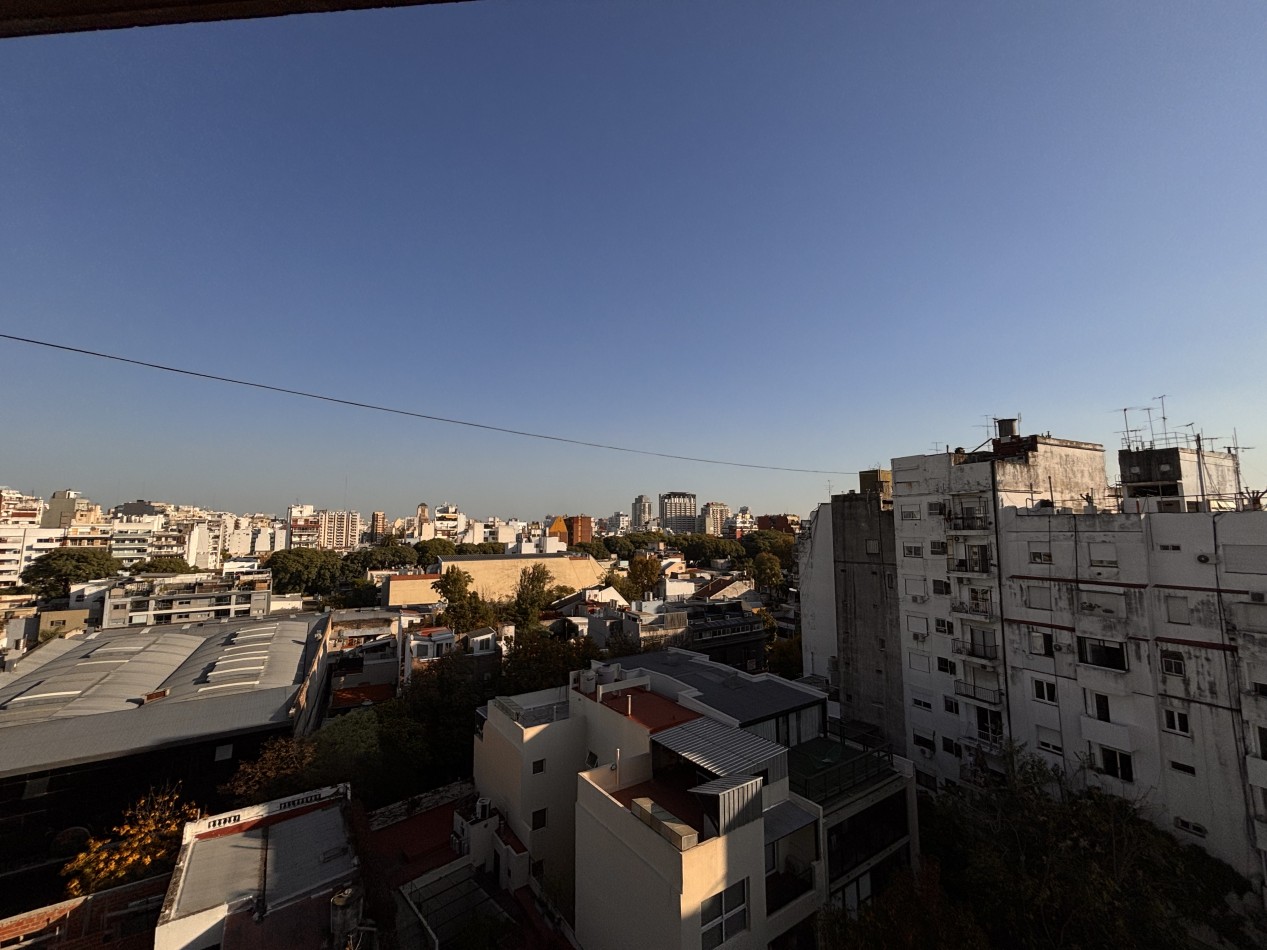 3 ambientes al contrafrente con vista abierta